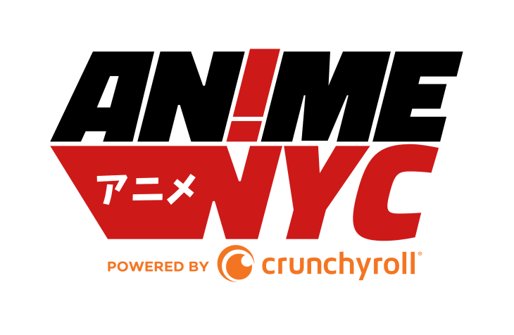 anime NYC logo, powered by Crunchyroll
