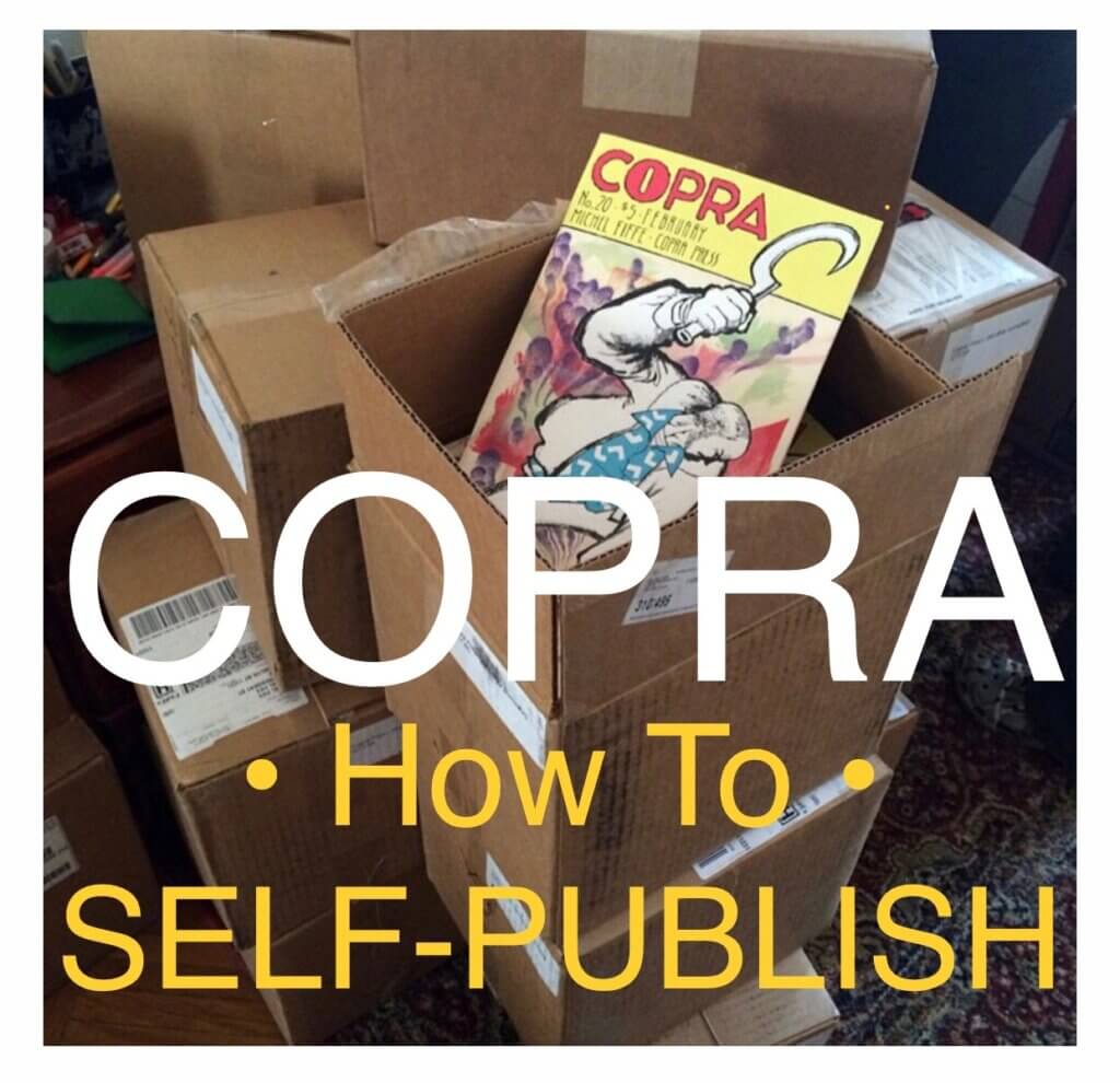 Promo image for COPRA How-To, Michel Fiffe's upcoming work detailing his creation process for COPRA comics