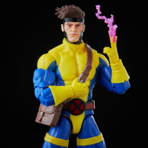 Official promo photos for Marvel Legends box set featuring Gambit in matching uniform from the cover of Uncanny X-Men 275.