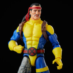 Official promo photos for Marvel Legends box set featuring Forge in matching uniform from the cover of Uncanny X-Men 275.