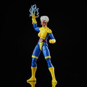 Official promo photos for Marvel Legends box set featuring Storm in matching uniform from the cover of Uncanny X-Men 275.