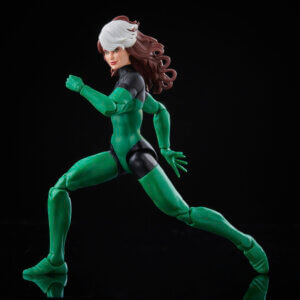 Marvel Legends Outback Rogue figure featuring her green and black one-piece bodysuit.
