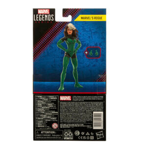 Marvel Legends Outback Rogue figure featuring her green and black one-piece bodysuit.