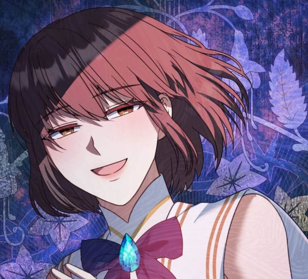 Lina looking menacing in the prologue.