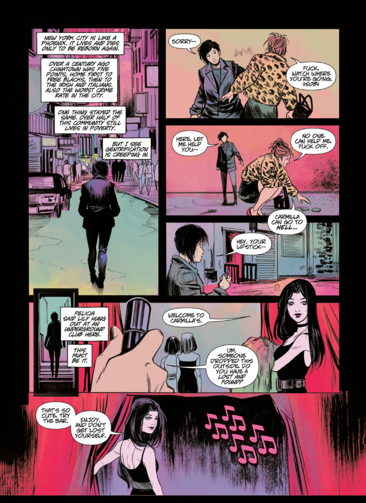Carmilla, story by Amy Chu, art by Soo Lee, letters by Sal Cipriano. Dark Horse Comics, 2023