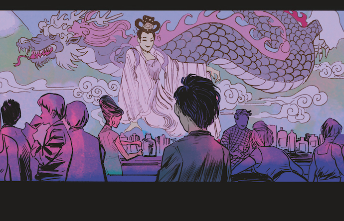 Cropped panel from Carmilla, art by Soo Lee, Dark Horse Comics, 2023