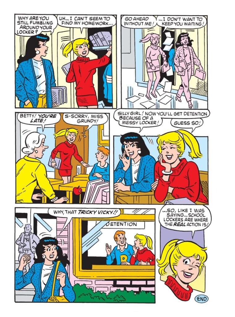 Panel art from Betty and Veronica Jumbo Comics Digest #311 C February 2023 Archie Comics