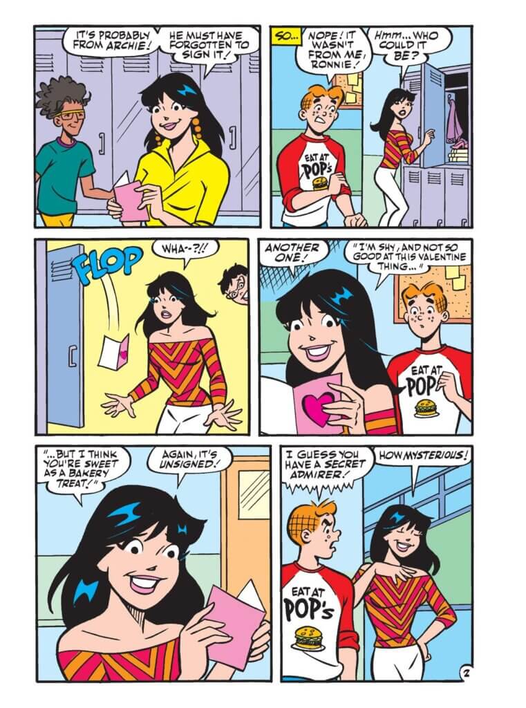 Panel art from Betty and Veronica Jumbo Comics Digest #311 C February 2023 Archie Comics