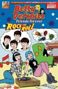 Variant cover of Betty and Veronica Friends Forever Rock and Roll