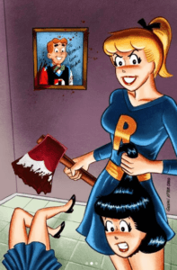 Full image from the cover of Betty and Veronica Suspense Stories