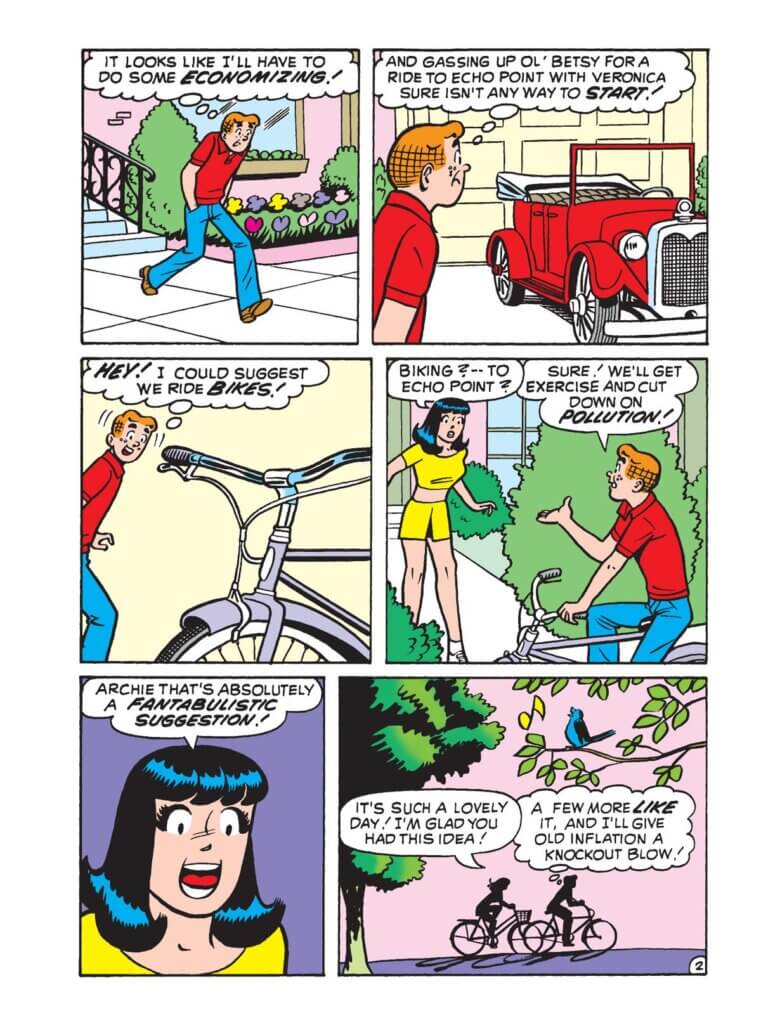 Panels from Archie in Inflation Vexation