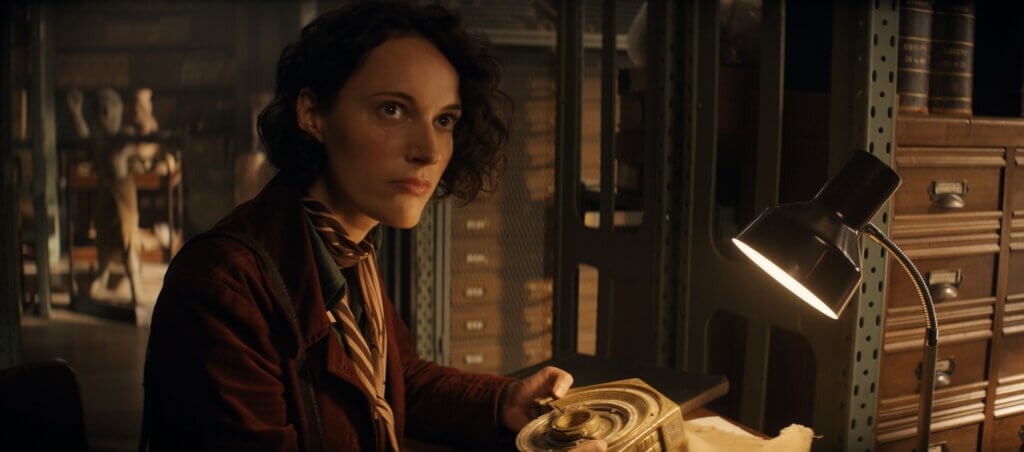 Phoebe Waller-Bridge as Helena Shaw in Indiana Jones and the Dial of Destiny. Courtesy of Walt Disney
