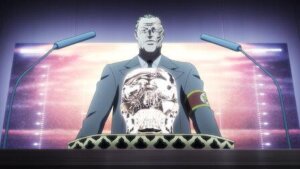 One of the crystal skulls seen in the Netflix Spriggan series, episode #5 