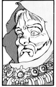 Illustration of Tezcatlipoca in Spriggan