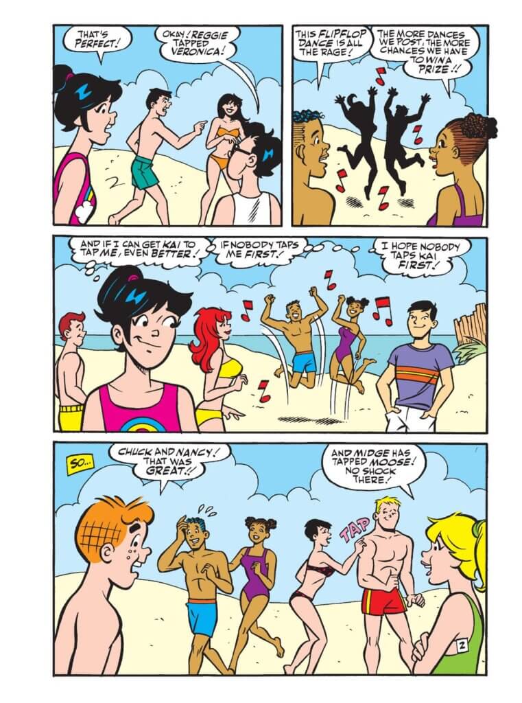 Comic Panel Art for May I NOT have this dance C Archie Comics June 2023