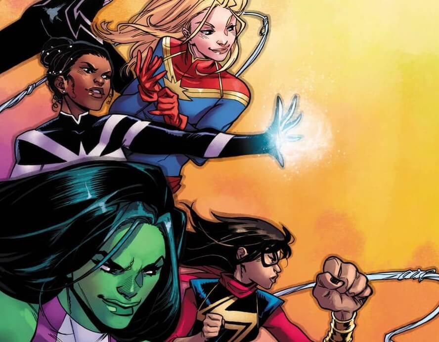 Detail of the Cover for Women of Marvel #1 C March 2023, Marvel Comics