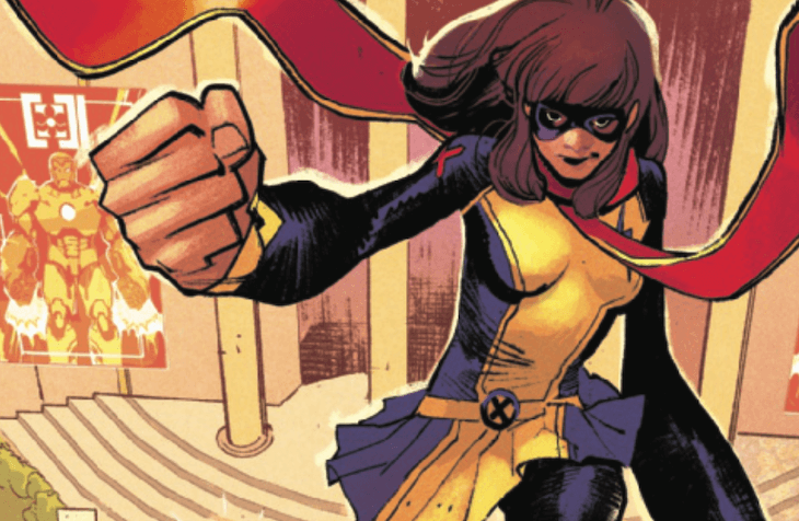 Ms. Marvel The New Mutant #1 cover by Sara Pichelli and Matthew Wilson featuring Kamala Khan as Ms. Marvel
