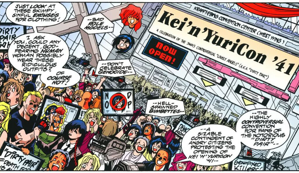 The entrance of a Kei and Yuri themed convention