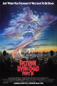 Poster for Return of the Living Dead Part II.