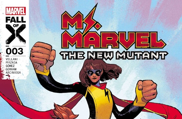 Ms. Marvel The New Mutant 3 cover by Sara Pichelli and Matthew Wilson depicting Kamala Khan feature image