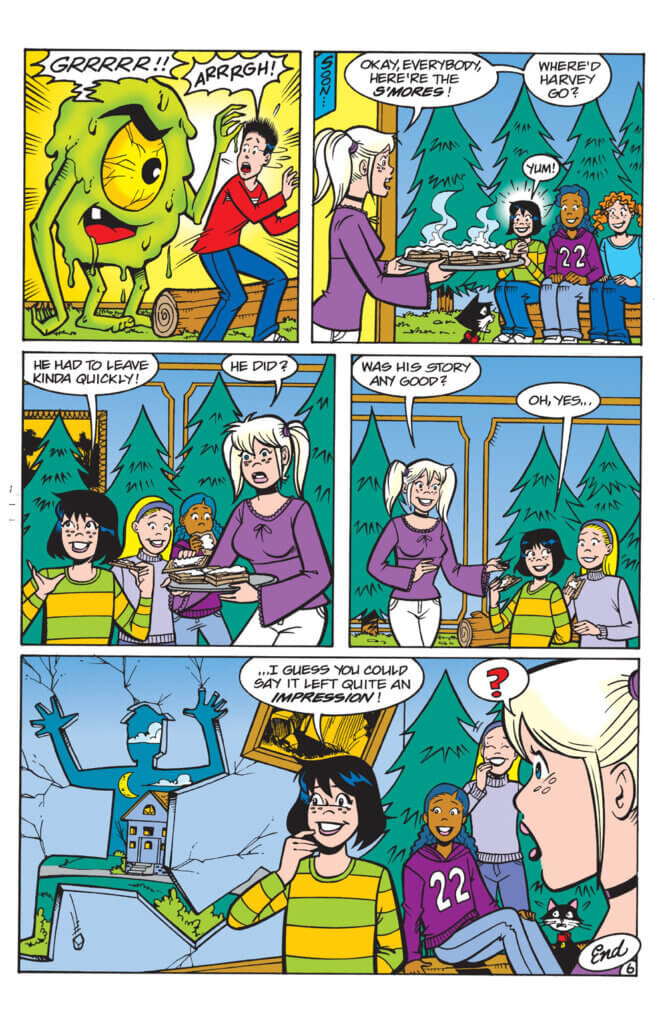 Panel art for Betty and Veronica: Friends Forever: Sleepover #1 C March 2024 Archie Comics
