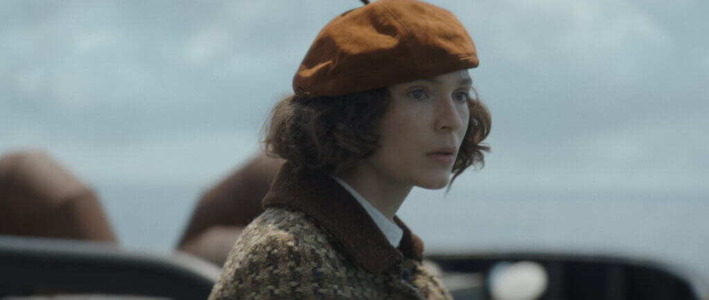Tilda Cobham-Hervey as Meg Ederle in Disney’s live-action YOUNG WOMAN AND THE SEA.