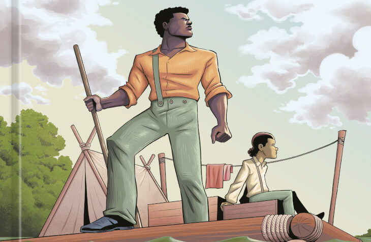 Big Jim and the White Boy: An American Classic Reimagined, written by David F Walker, drawn by Marcus Kwame Anderson, with colours by Isabell Struble. Published by Ten Speed Graphic on October 15, 2024