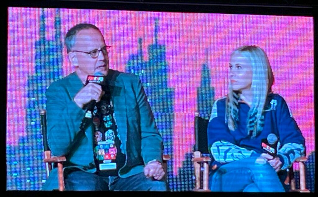 Dee Bradley Baker and Ashley Eckstein at Fan Expo Canada 2024