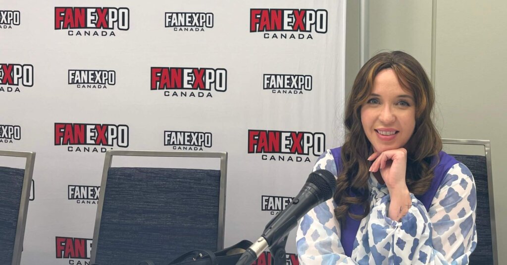 NerdyBody giving a talk on building community online at Fan Expo Canada 2024