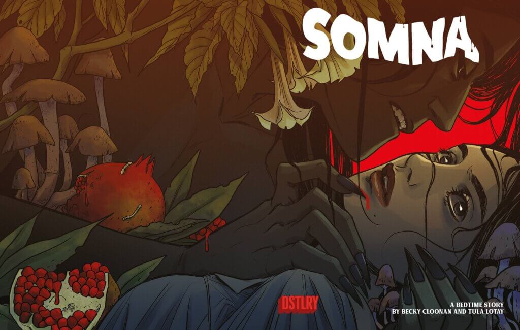 Front and back cover of SOMNA by Becky Cloonan and Tula Lotay