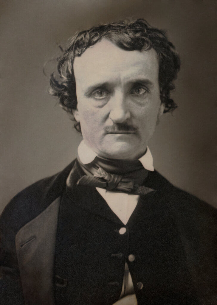 Photograph of Edgar Allan Poe, c.1849.