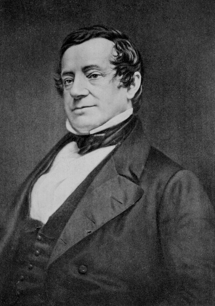 Daguerreotype of Washington Irving.
