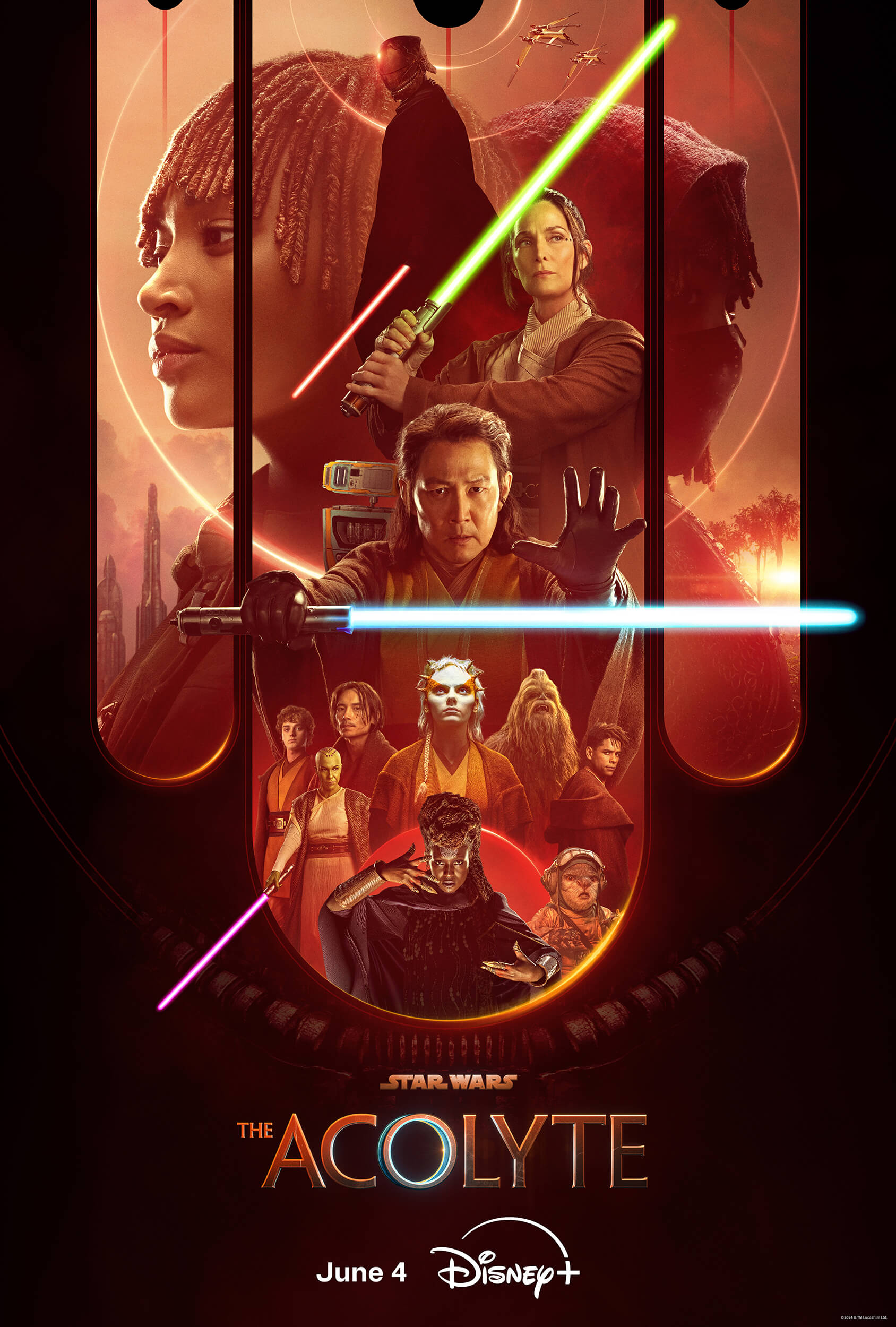 The Acolyte poster. ©2024 Lucasfilm Ltd. & TM. All Rights Reserved.