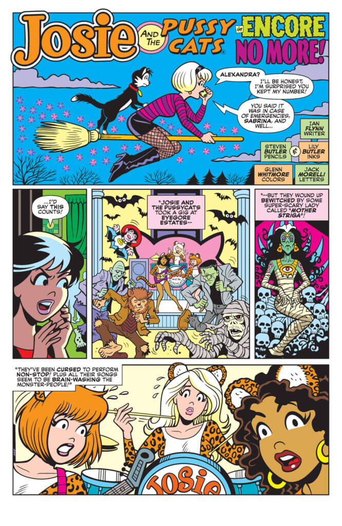 Interiors for Josie and the Pussycats Annual Spectacular