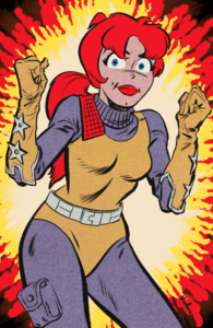 Variant cover featuring Cheryl Blossom as GI Joe character.